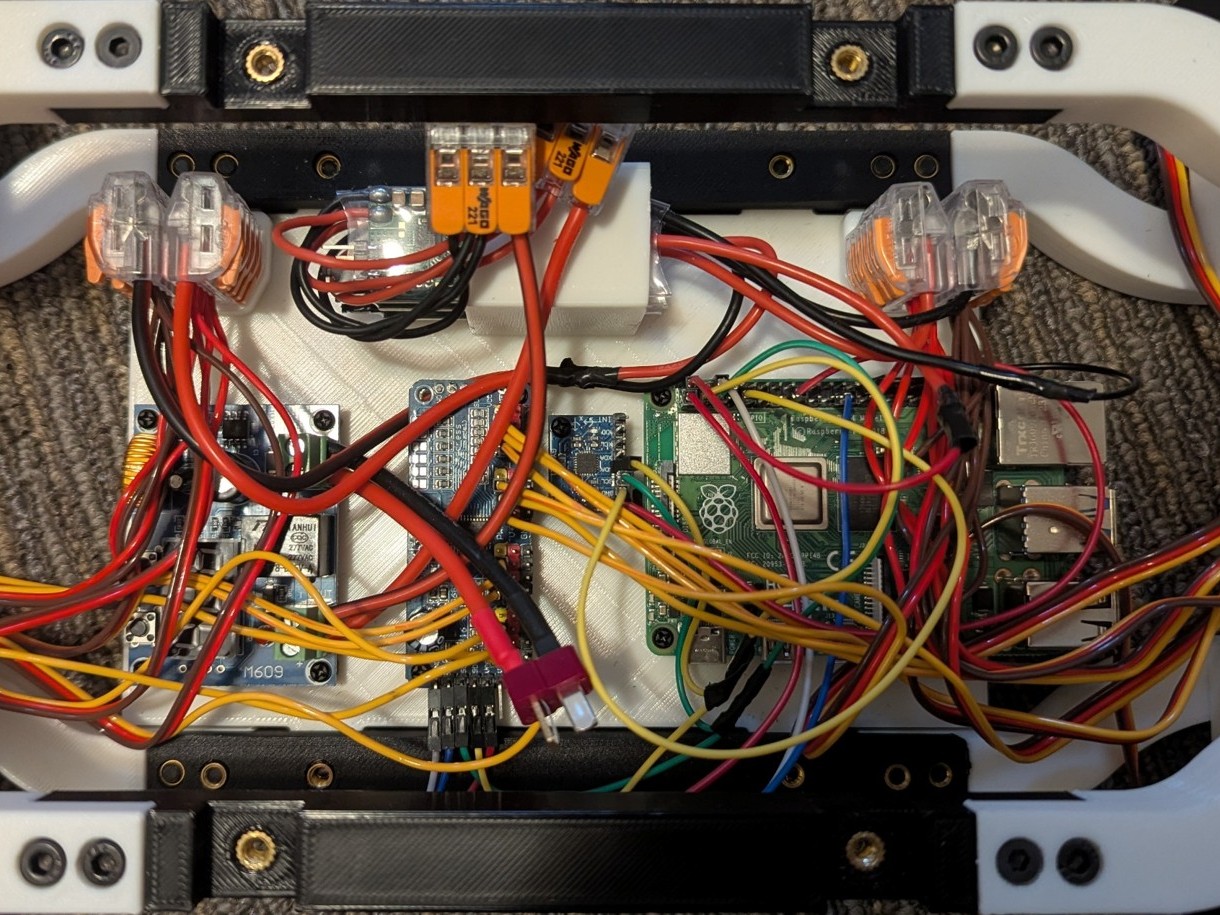 Quadruped robot electronics